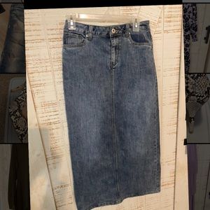 Cato jean skirt